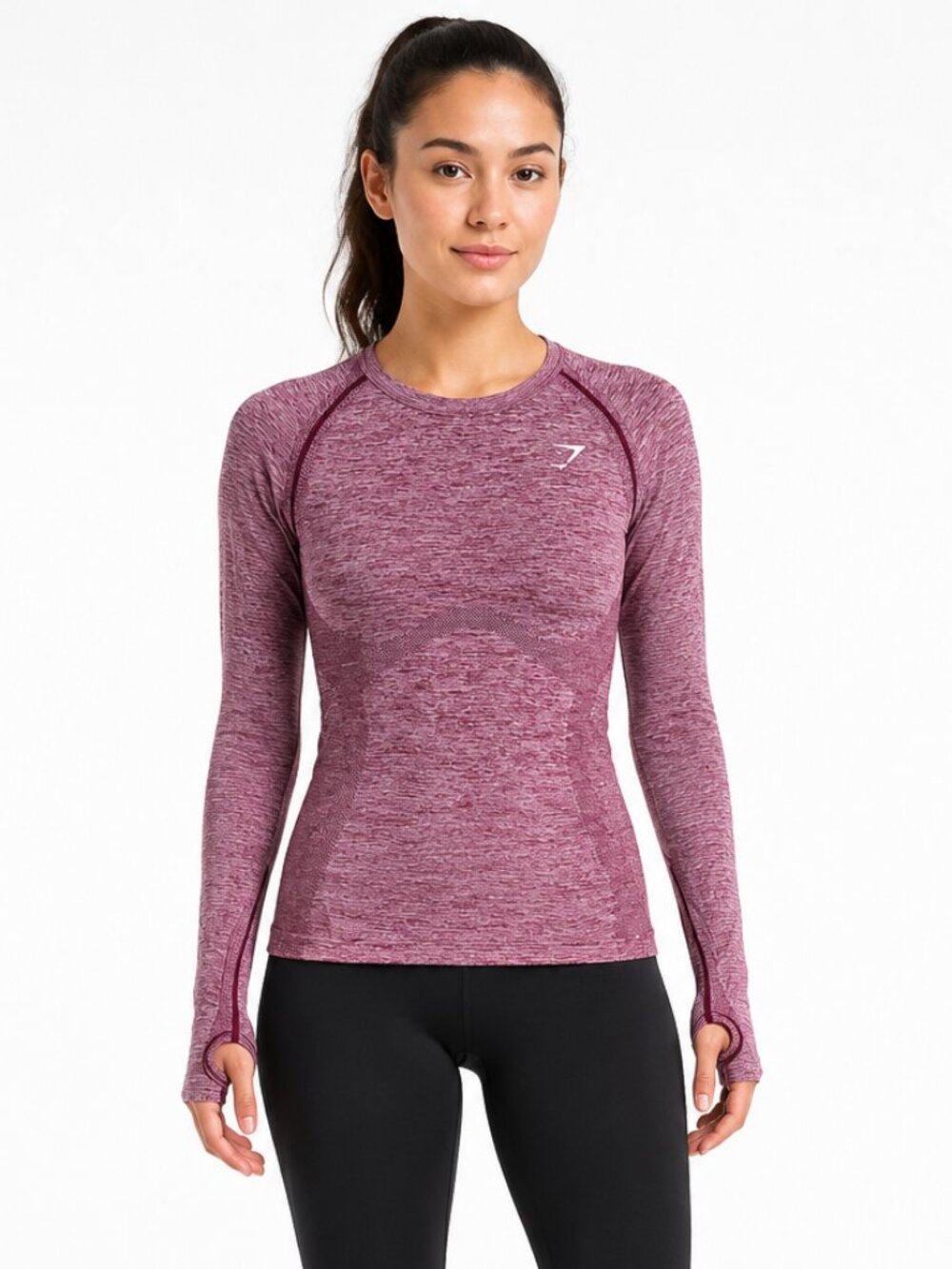 Gymshark Vital Seamless Long Sleeve Top Large